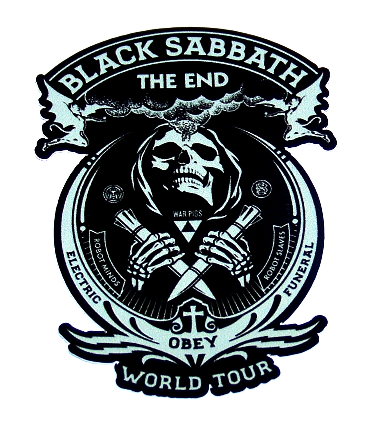 Black Sabbath – Logo Die Cut Sticker Decal Official Heavy Metal Ozzy