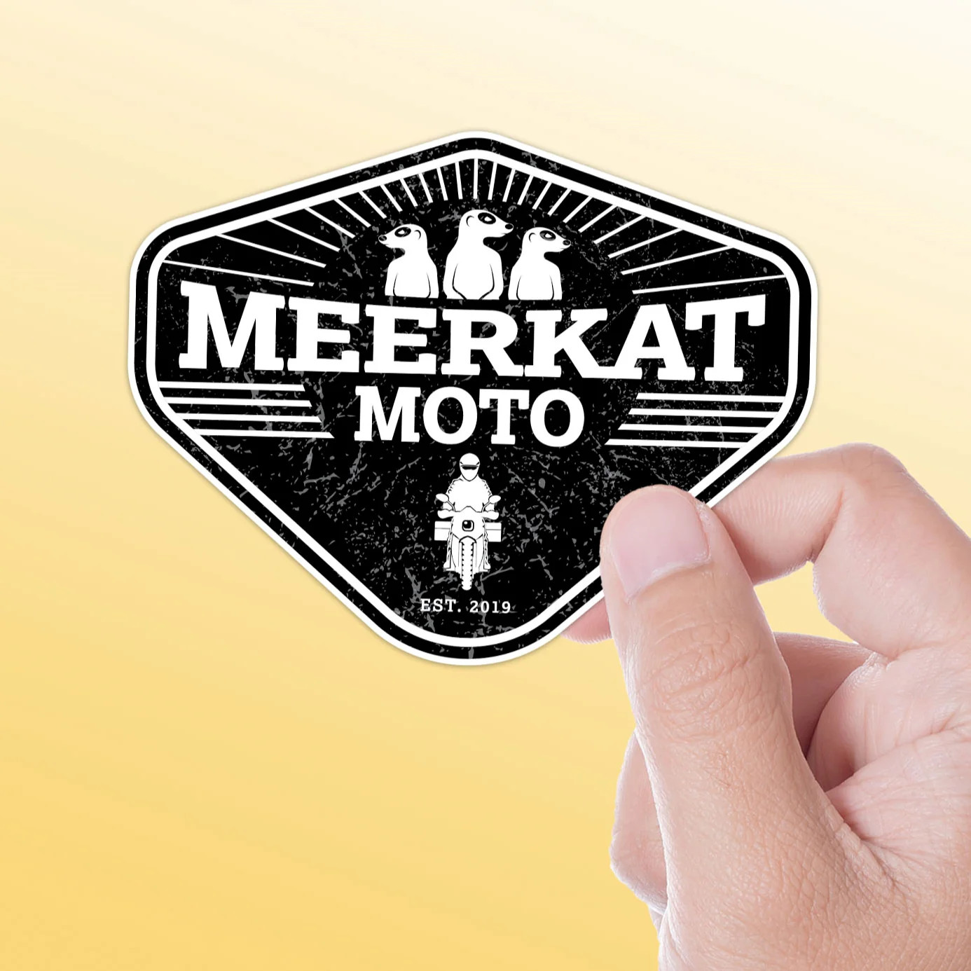 Meerkat Moto Sticker – ADV Rider
