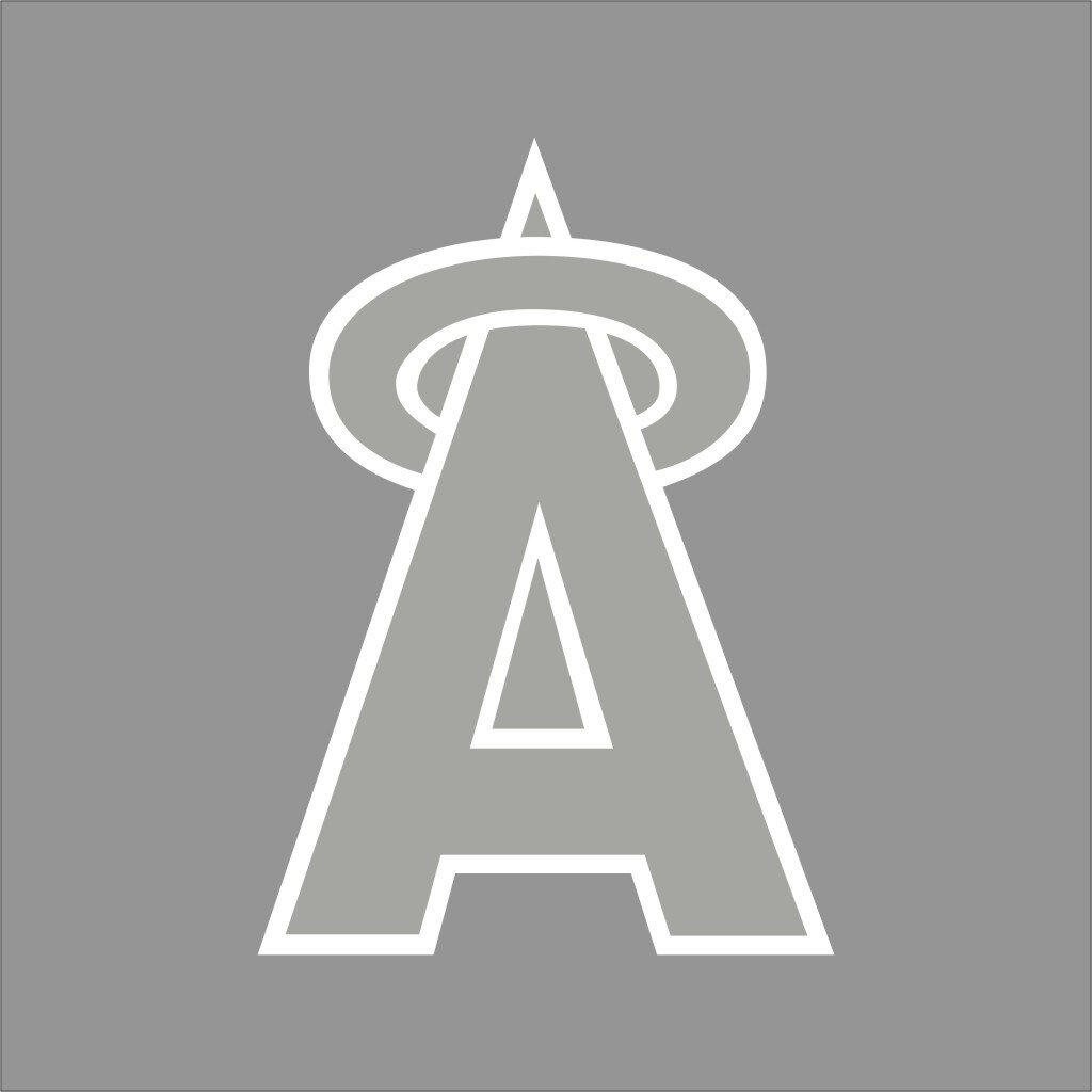 Anaheim Angels #5 MLB Team Logo 1 Color Vinyl Decal Sticker Window Car Wall