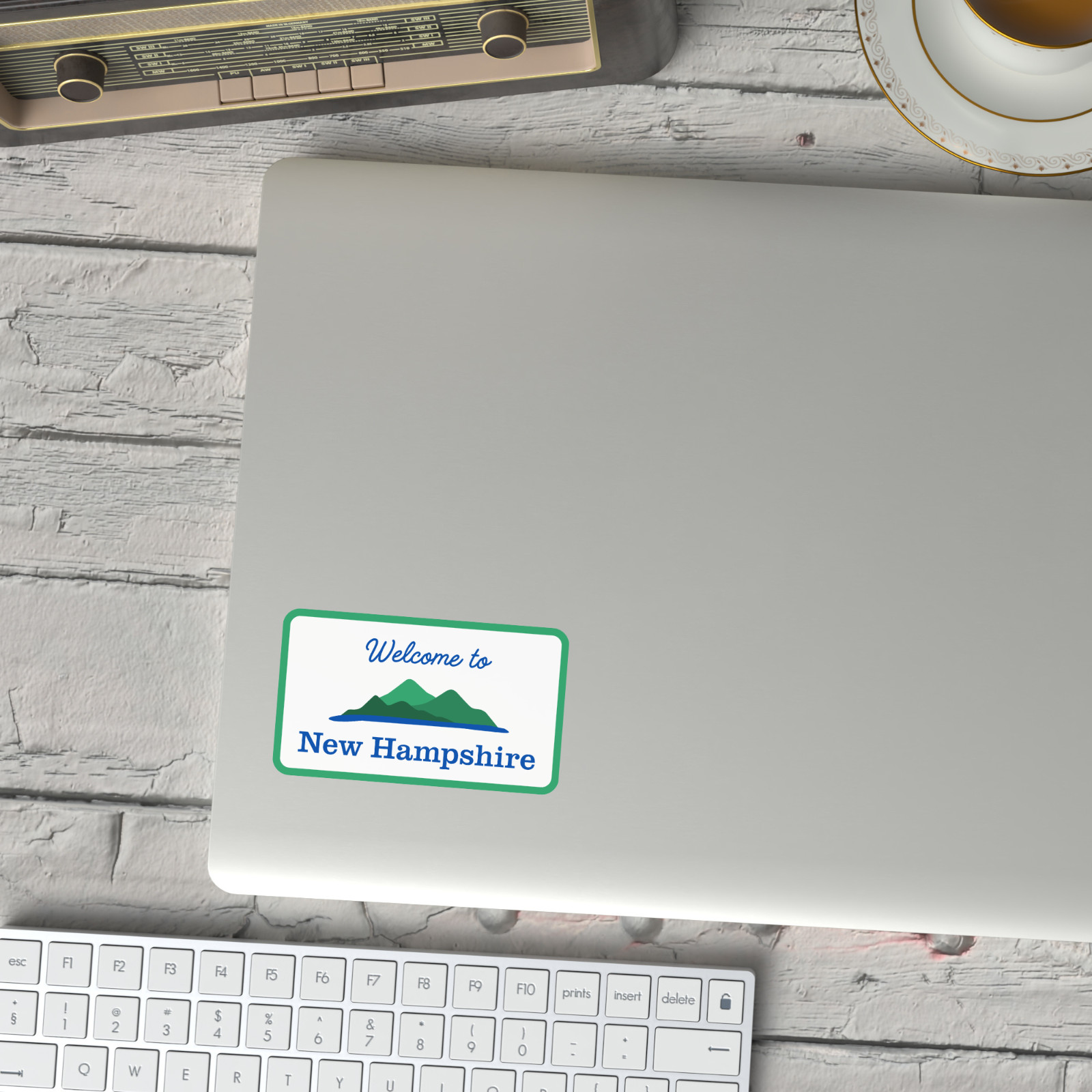Welcome to New Hampshire Sticker The Granite State Vinyl Waterproof Decal