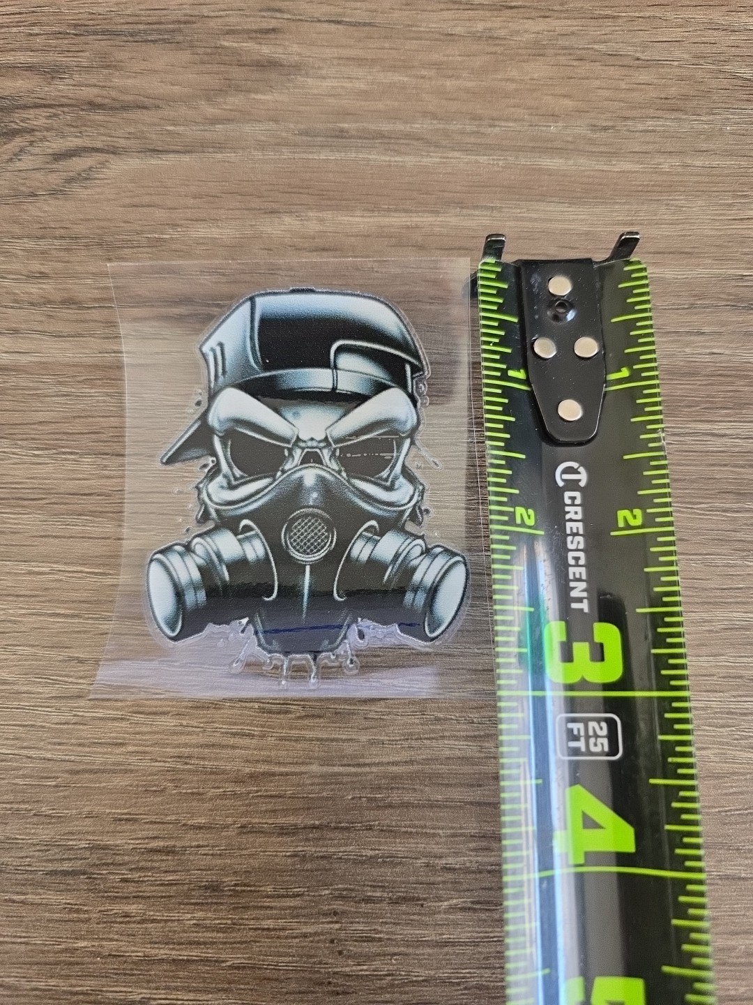 Graffiti Artist Masked Cartoon With Hat UV DTF Decal Sticker Waterproof USA