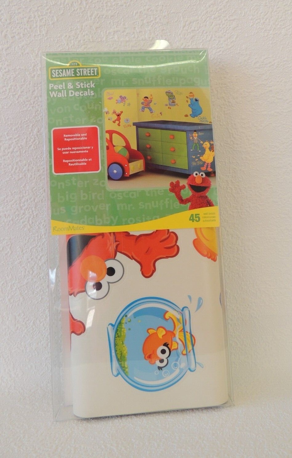 SESAME STREET ROOMMATES PEEL AND STICK WALL DECALS # RMK1384SCS