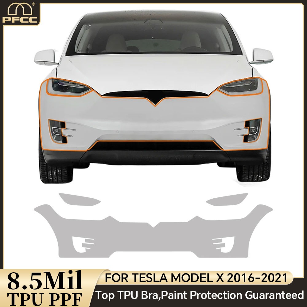 2016-2021 Tesla Model X Full Car Precut Paint Protection Film Clear PPF TPU