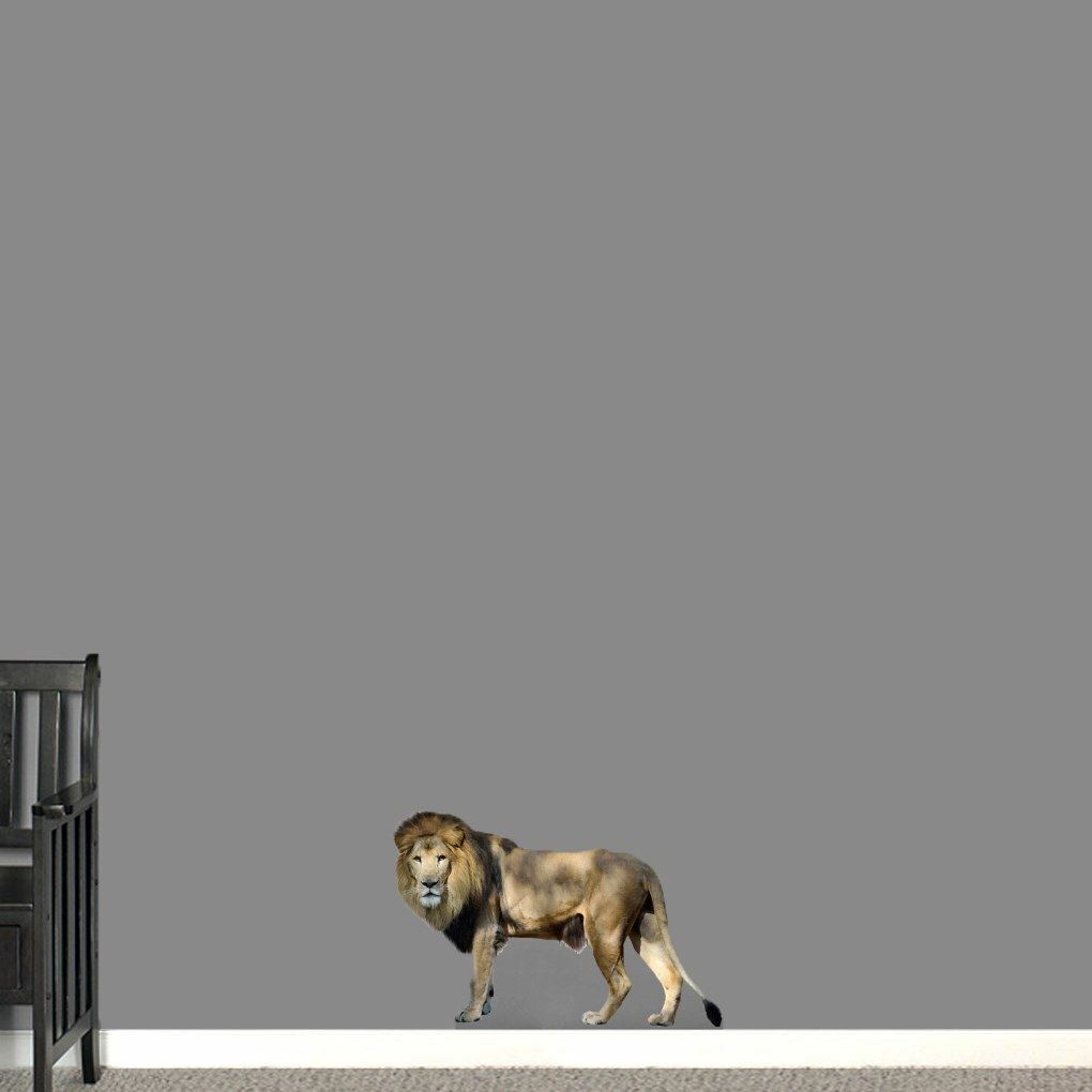 Real Life Lion Printed Wall Decal – Animals, Kids, Nursery, Playroom, Classroom