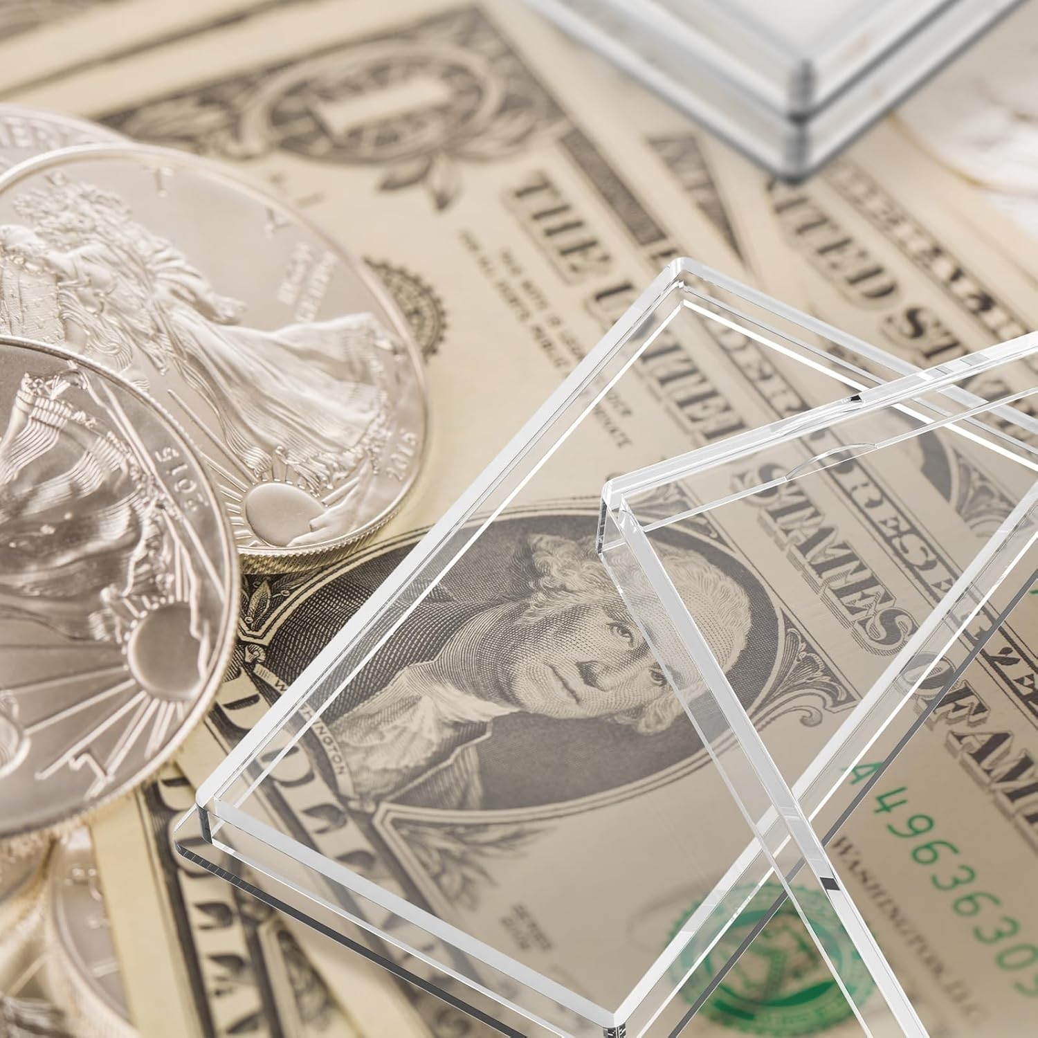 10Oz Silver Bar Holder – 5Pcs Capsule Storage Container for 10 Ounce Bars