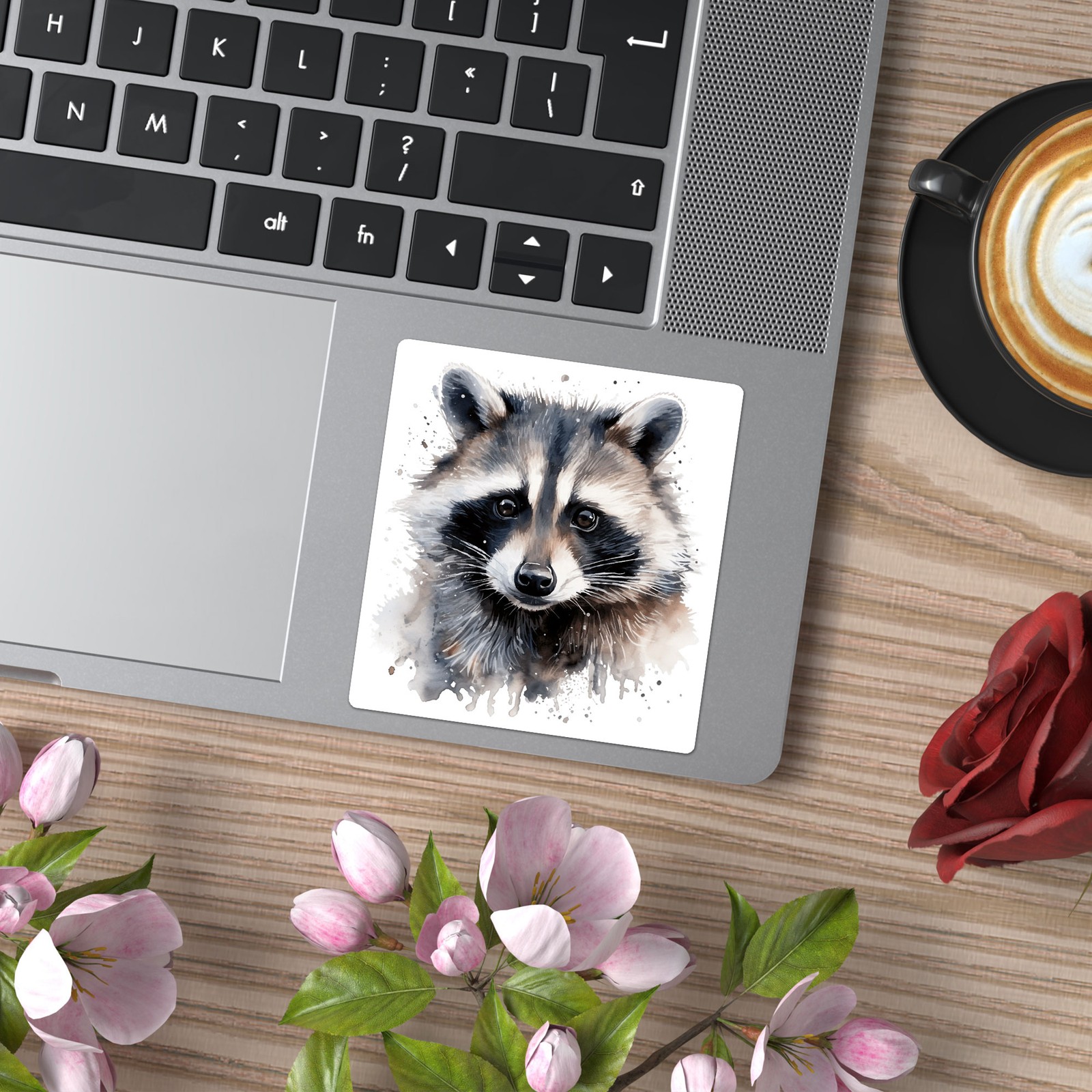 Raccoon – Vinyl Decal Sticker – Car Window Laptop – ebn9732