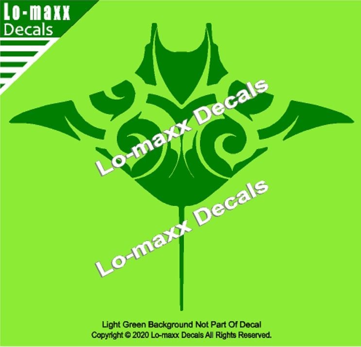 Manta Ray Fish Sea Life Seashore Ocean Beach Car Truck SUV Die Cut Vinyl Decal