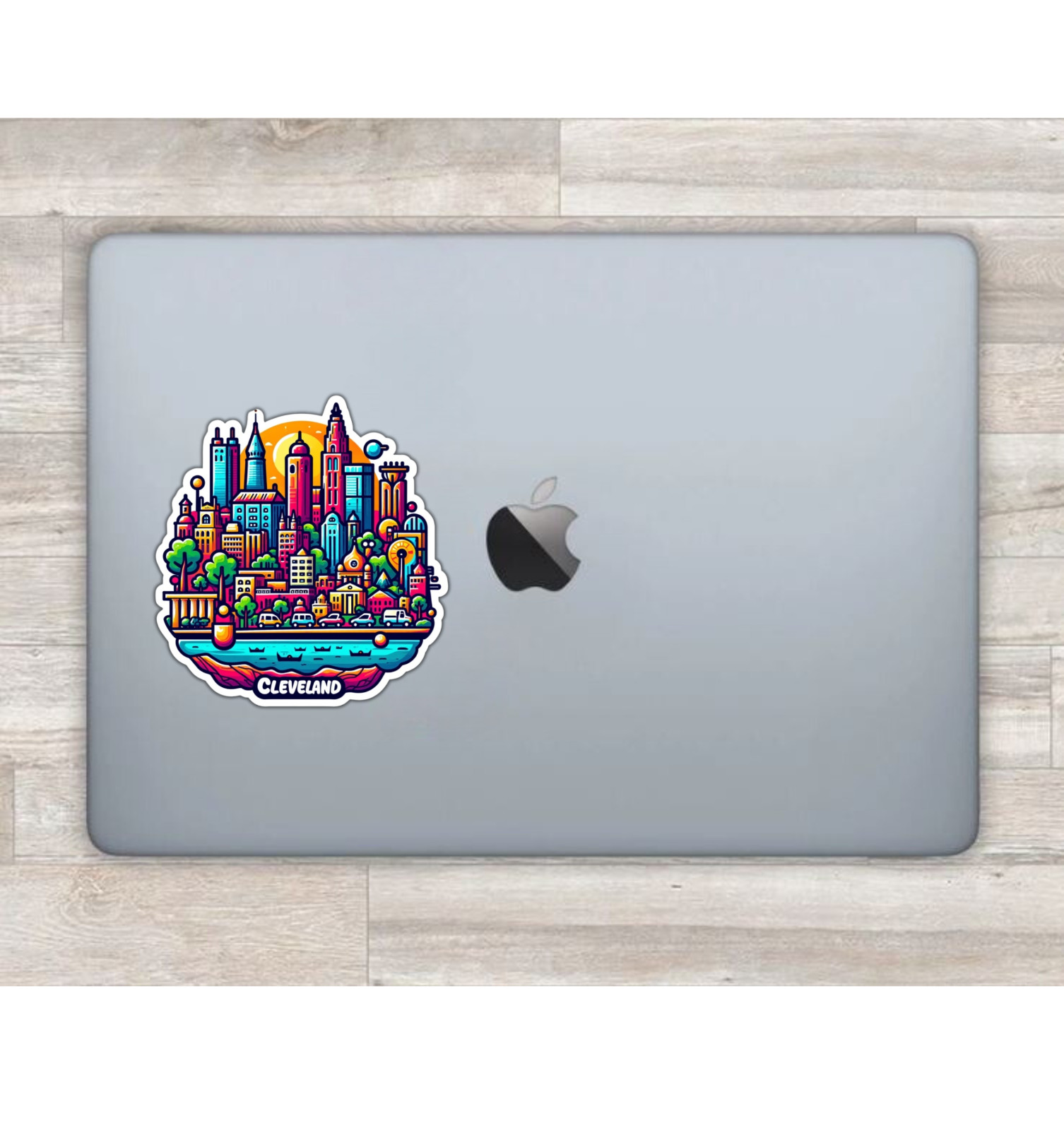 Cleveland Ohio Fridge Magnet or Laptop Sticker