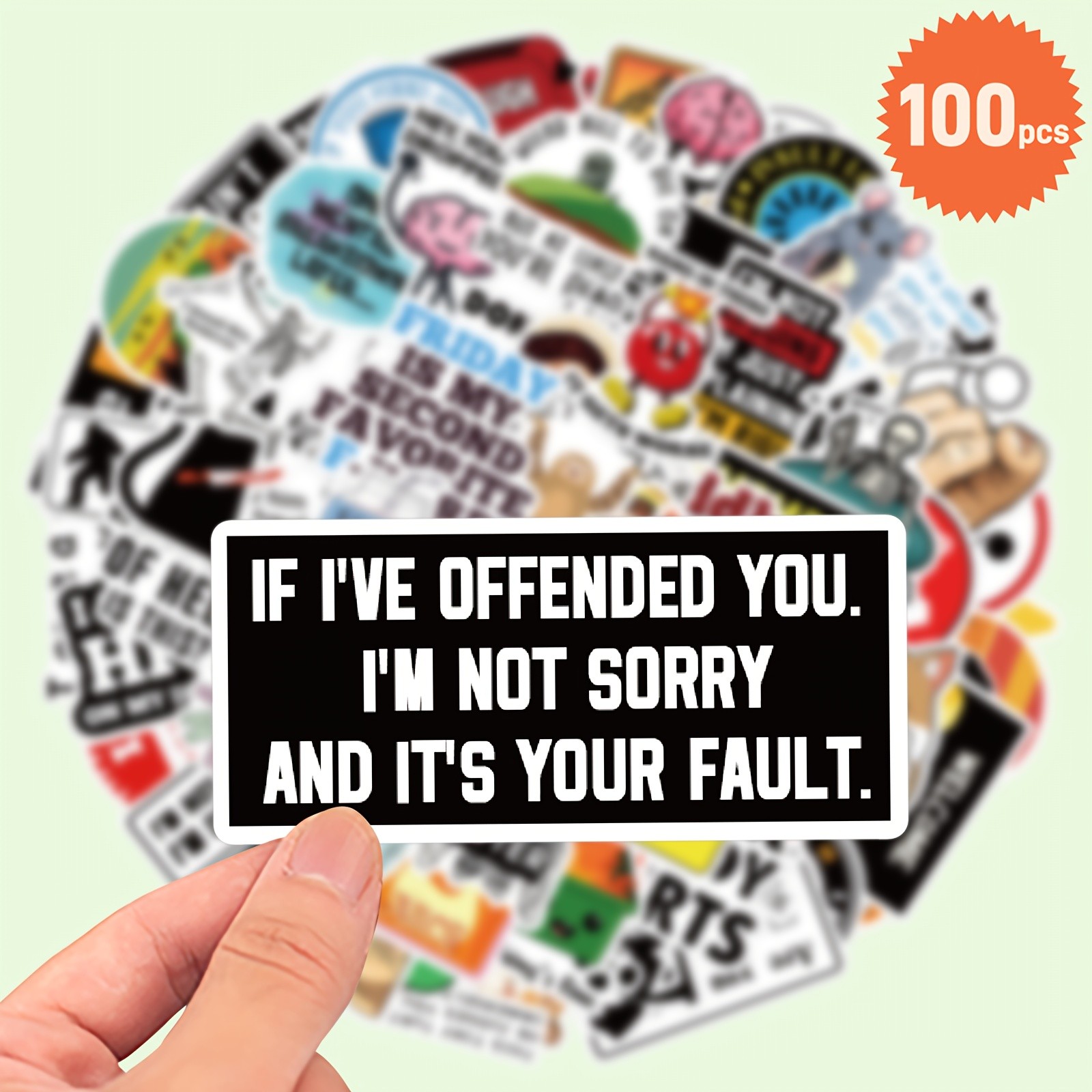 Precision-Made Robust Stable High-Performance Funny Graffiti Decorative Stickers
