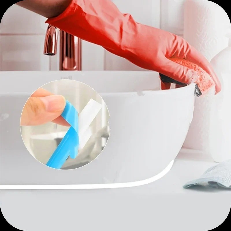 Ceramic Tile Mildewproof Gap Tape 6M Self-adhesive Waterproof Seam Sticker