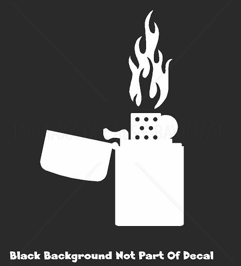 Vintage Cigarette Lighter Retro Car Truck SUV Decor Art Die Cut Vinyl Decal