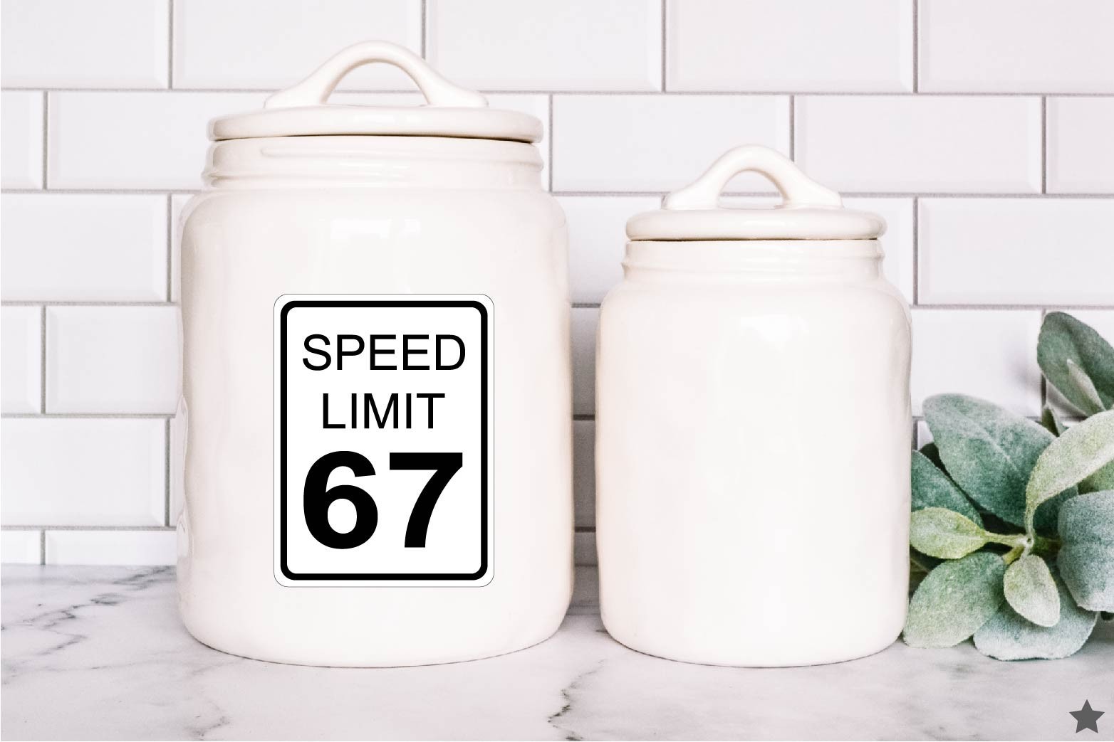 Speed Limit 67 Decal Sticker Meme Trending Trend Post 6 7 Teen Gift Get Lost Mi