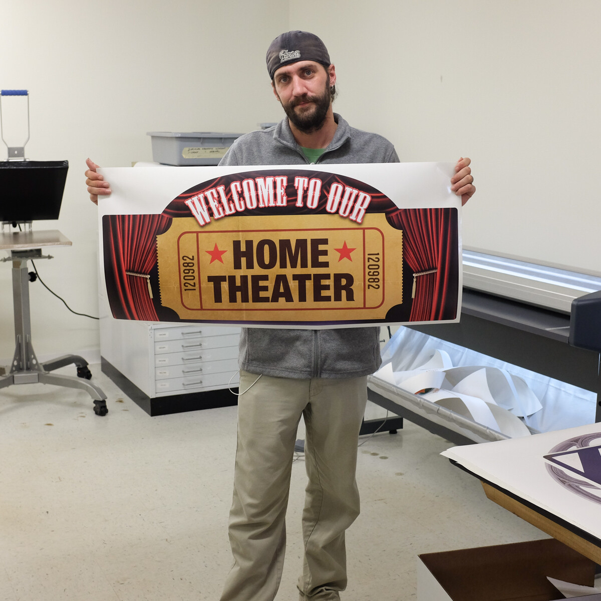 Welcome Home Theater Wall Decal – Movie – Hollywood
