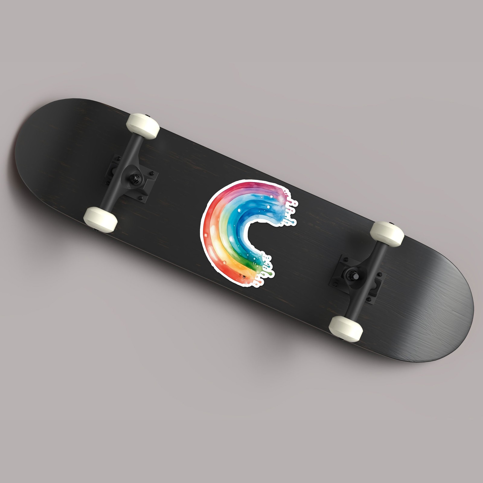 Watercolor Rainbow – Vinyl Decal Sticker – Car Window Laptop – ebn11425