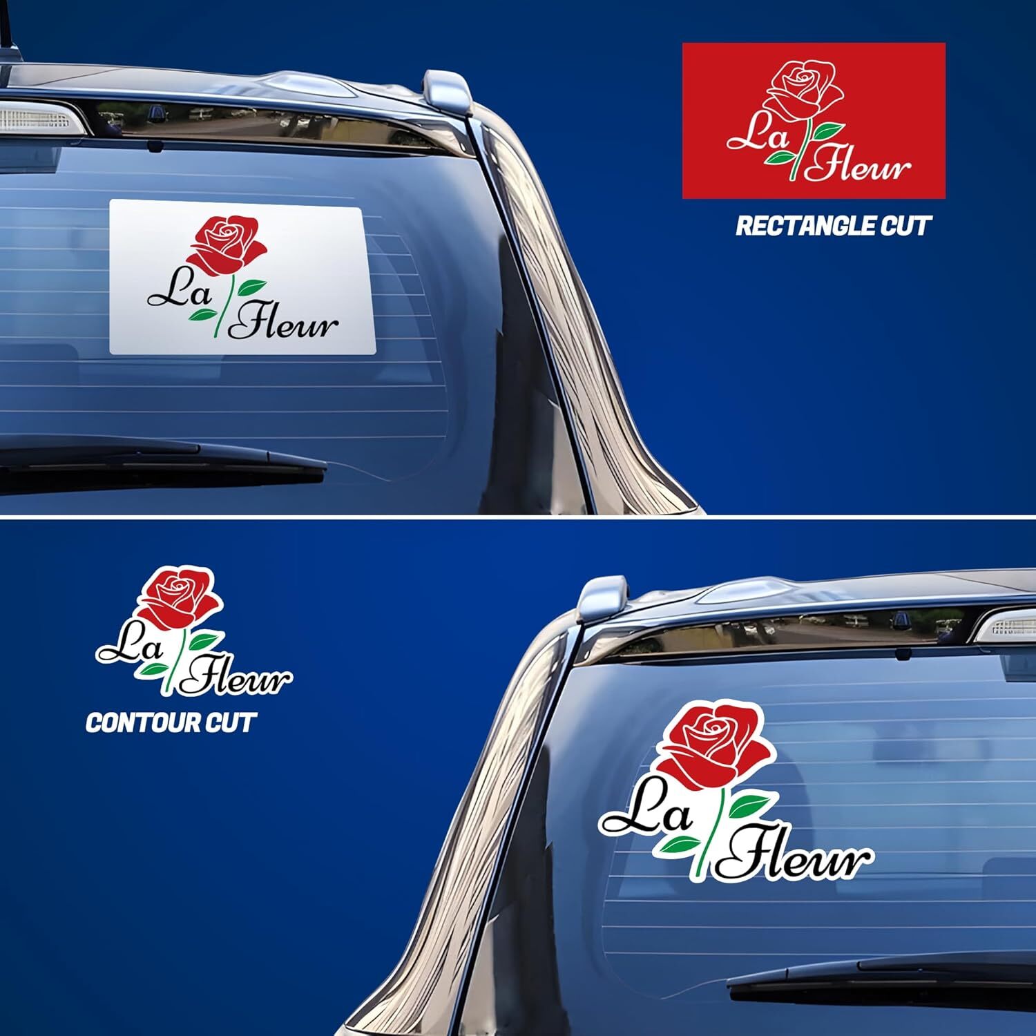 Anley Custom Window Vinyl Lettering – Personalized Text Letter Decals Sticker