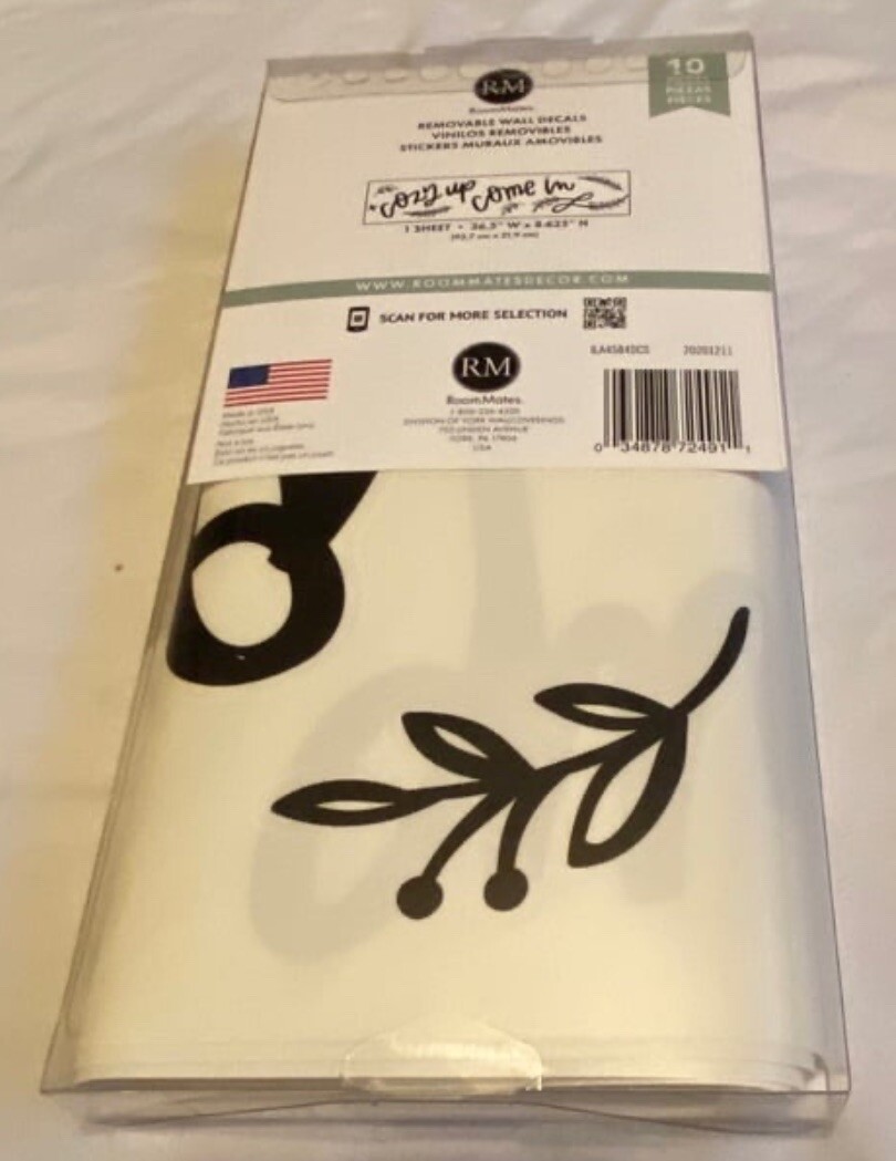 Lot Of 4 Removable Wall Decals