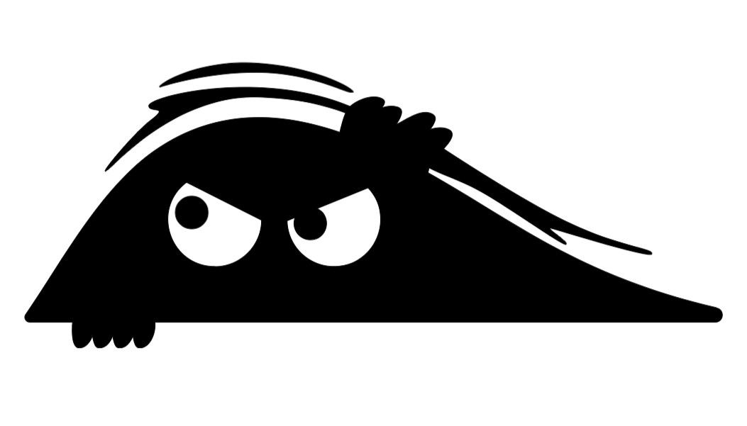 Peeking Monster Scary Vinyl Decal Sticker Car Truck Window Laptop Water Bottle