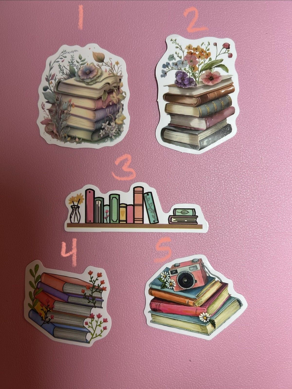 Book Stack Reading Books Stickers