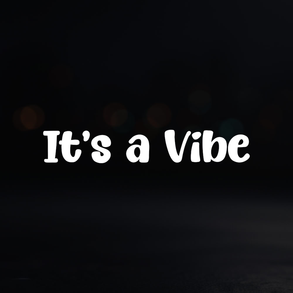 8in Vinyl Decal Sticker – "It's a Vibe"