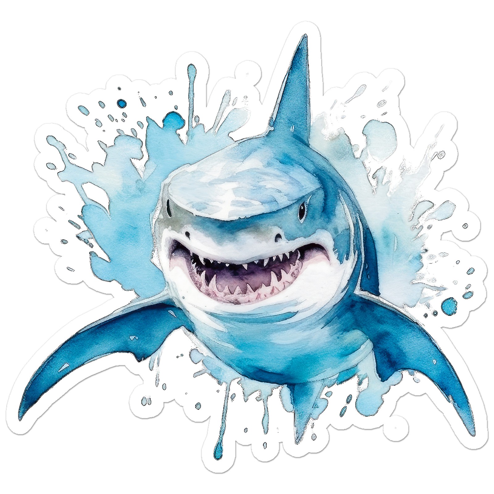 Great White Shark – Vinyl Decal Sticker – Car Window Laptop – ebn9875