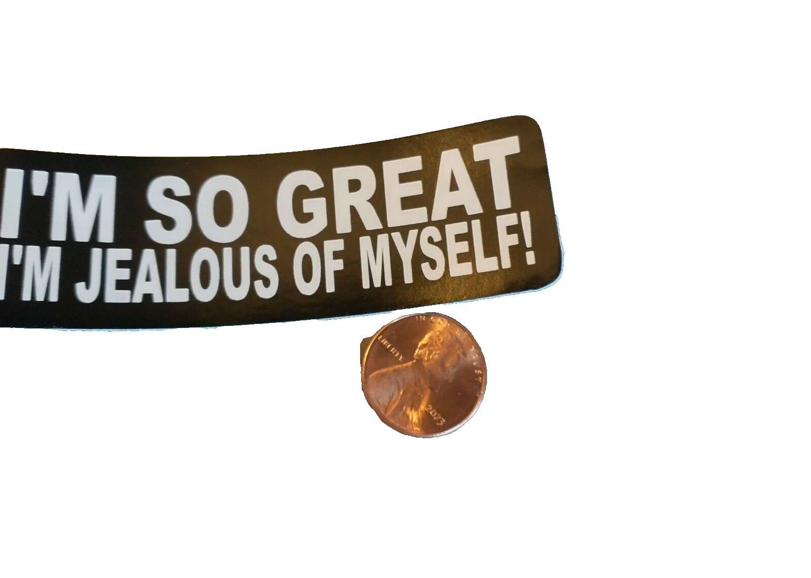 I'm So Great Sticker 3" x 1.25 Small Handmade Vinyl Decal Funny Sarcastic Quote