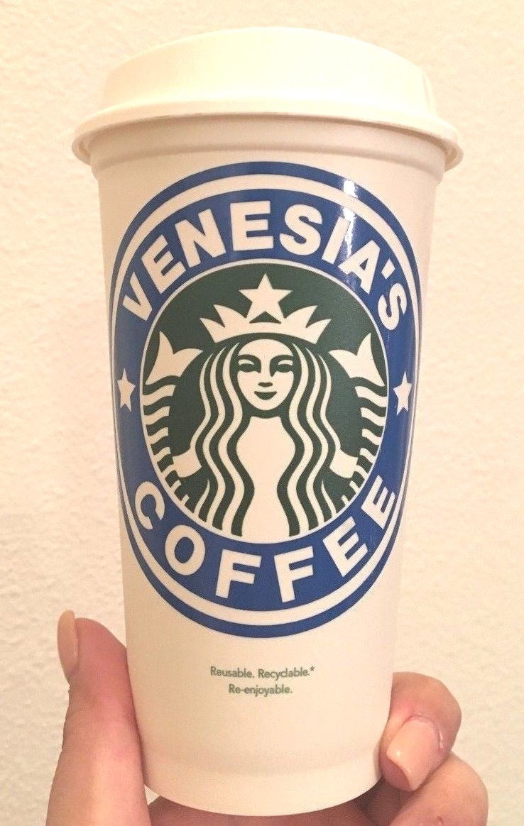 Personalized Starbucks Name Coffee Cup Decal Sticker DIY