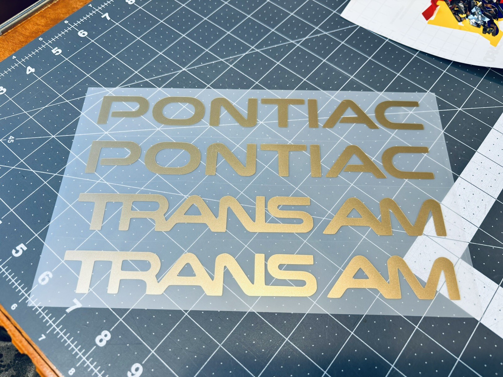 4 Pc. Trans Am Vinyl Decal Package Many Sizes/Colors Available – FREE Shipping!
