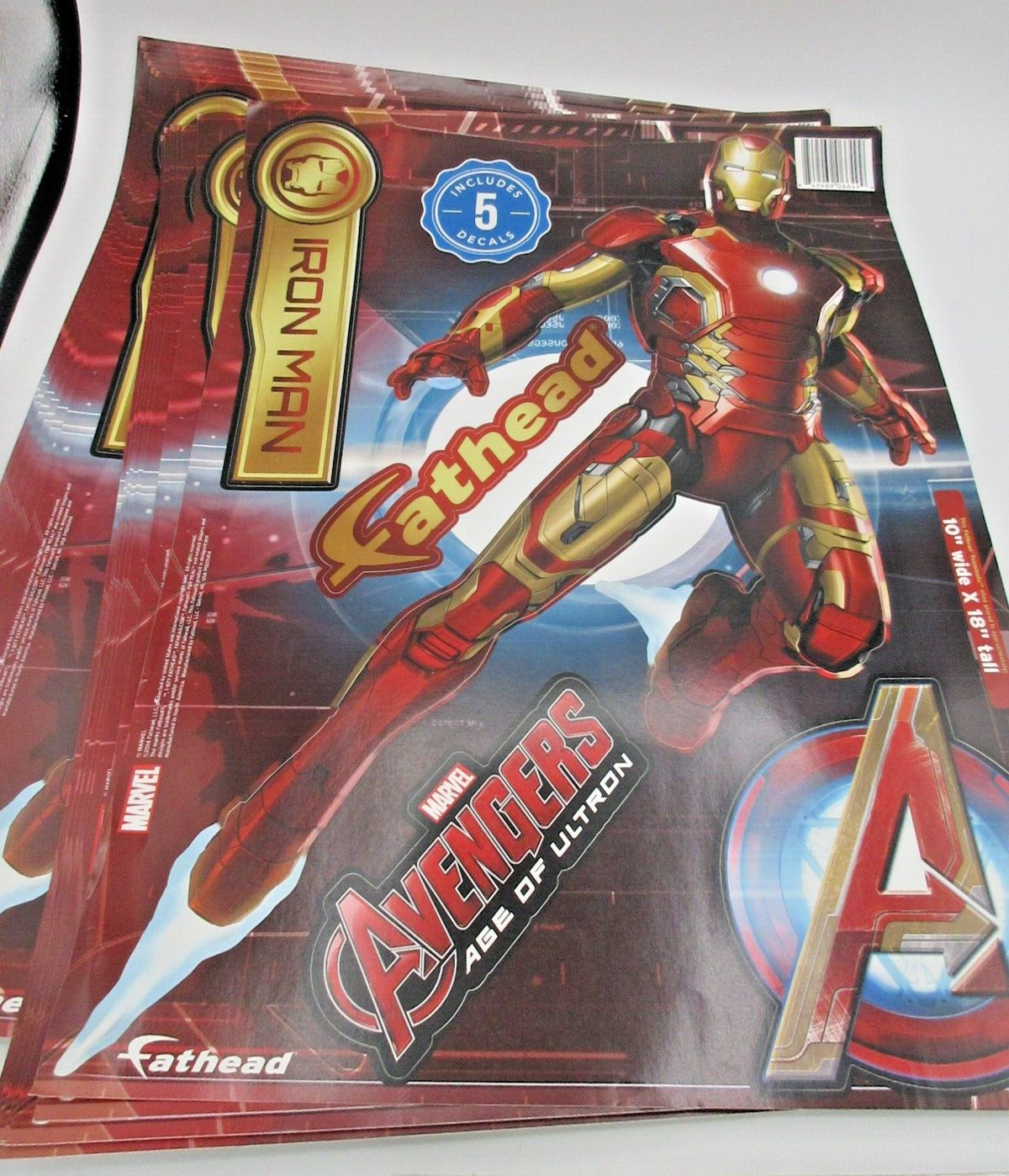 FATHEAD Marvel 2014 Decals Avengers Age of the Ultron Iron Man 42 PC RESALE LOT