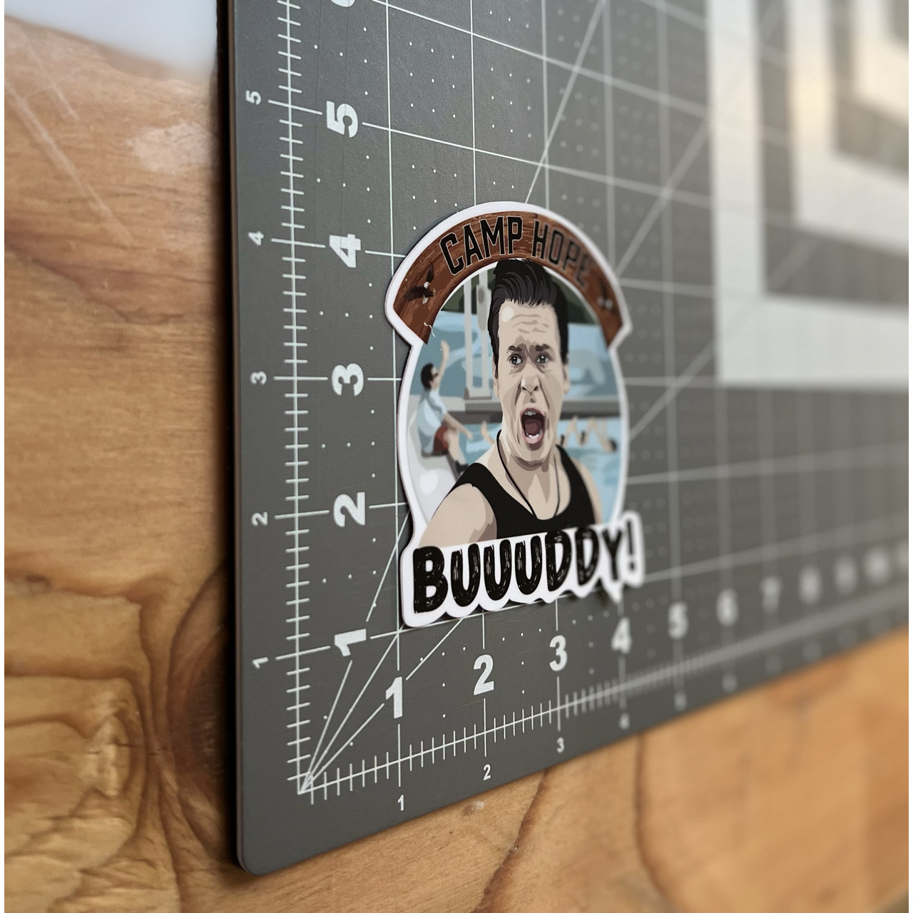 Heavyweights | Disney Movie | Buddy System | Lars | 4"Vinyl Sticker Decal |
