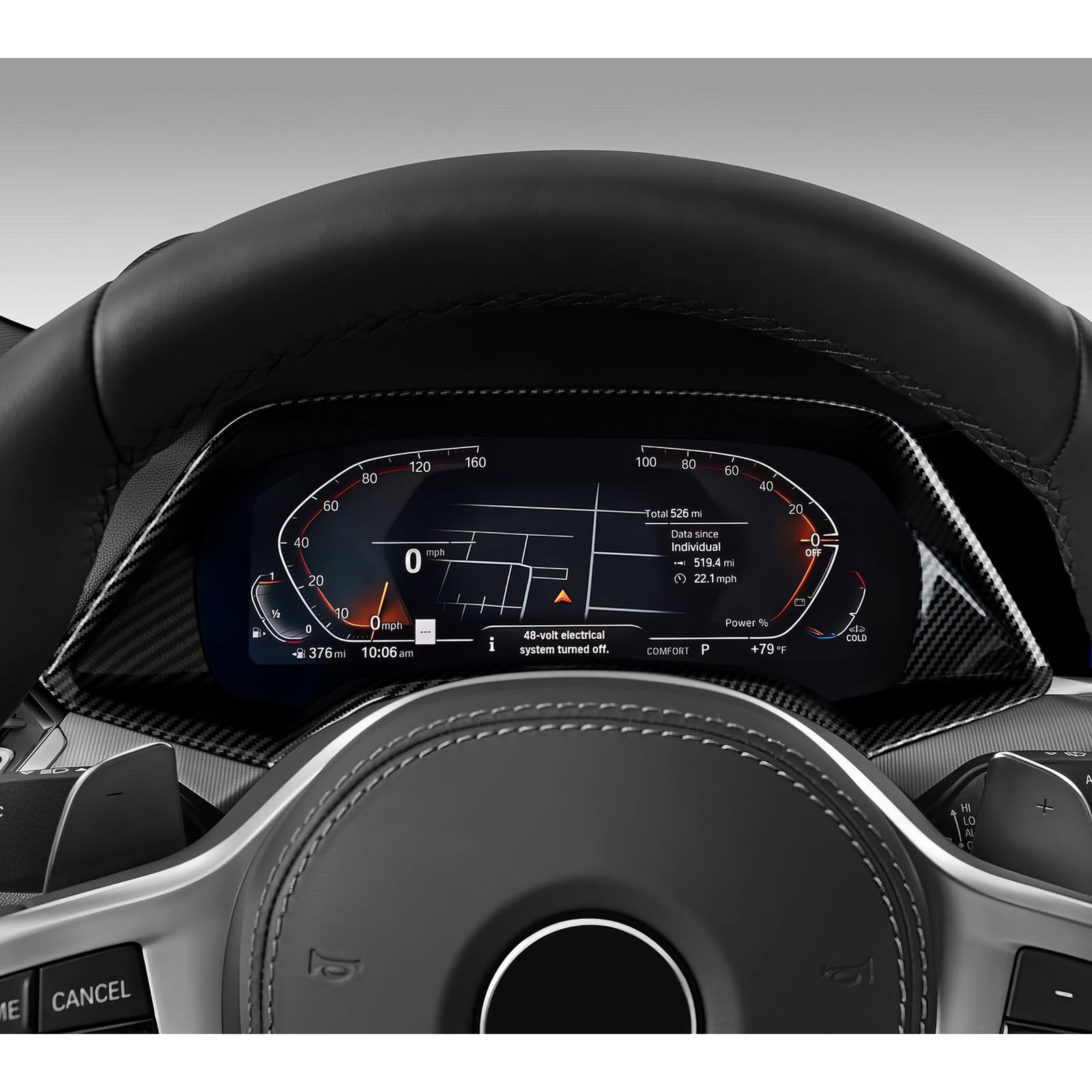 Carbon Fiber Dashboard Cover Trim for BMW X5 X6 20192026 Accessories