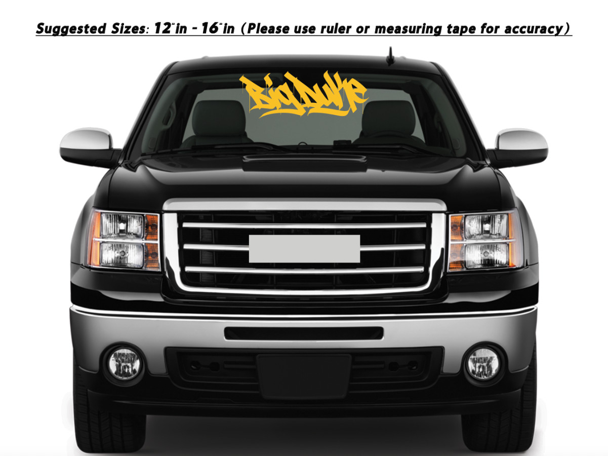 Custom Personalized Graffiti Tag Name Decal Sticker for Car Window Tumbler Wall