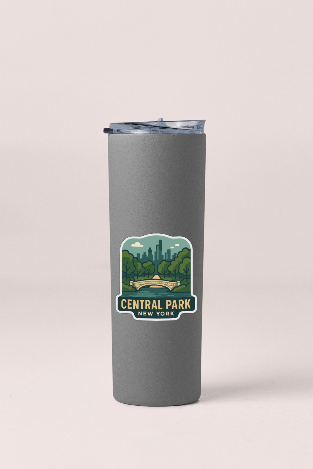Central Park New York Sticker Decal Vinyl Die-Cut Symbolic Landmark Design