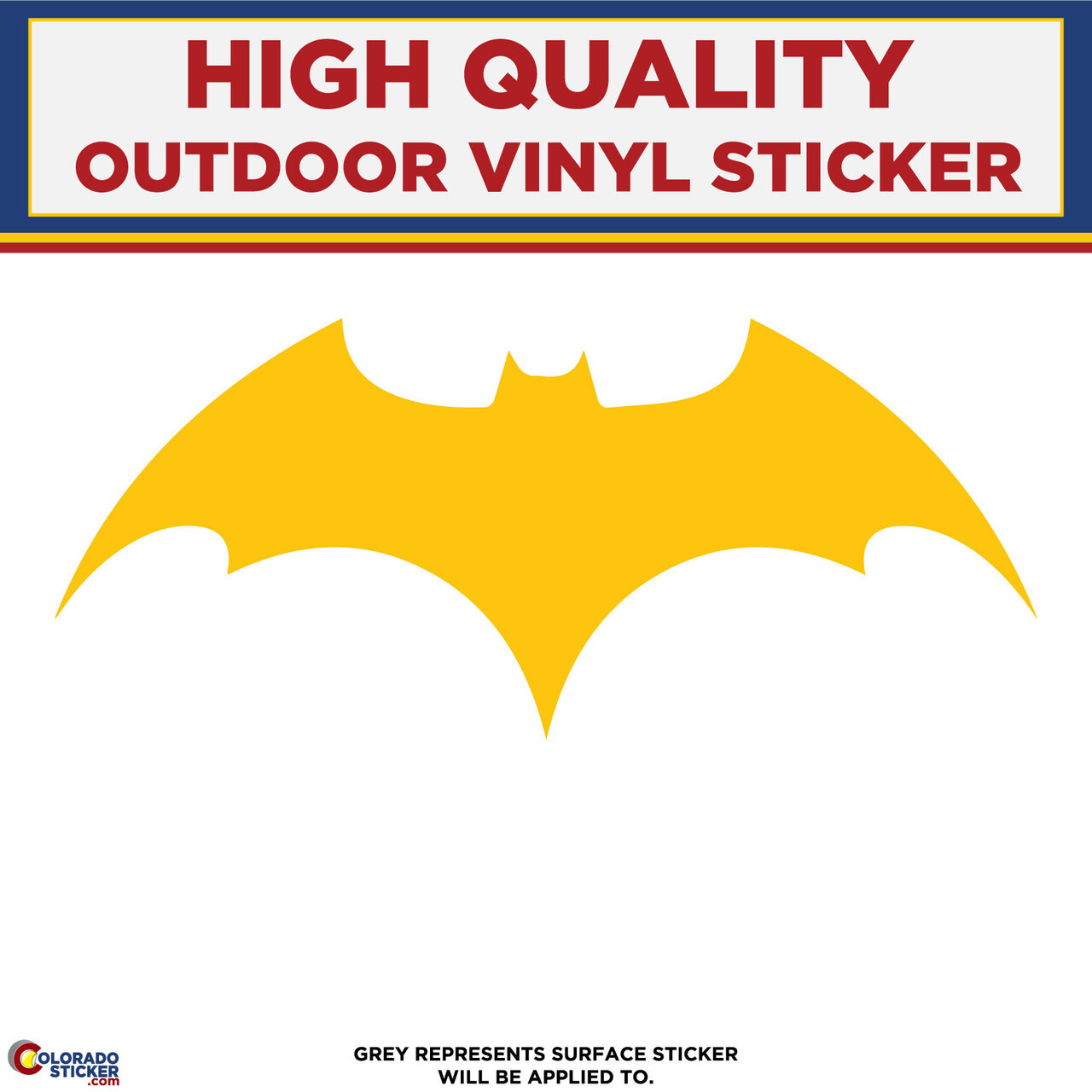 Batman Die Cut, High Quality Vinyl Stickers