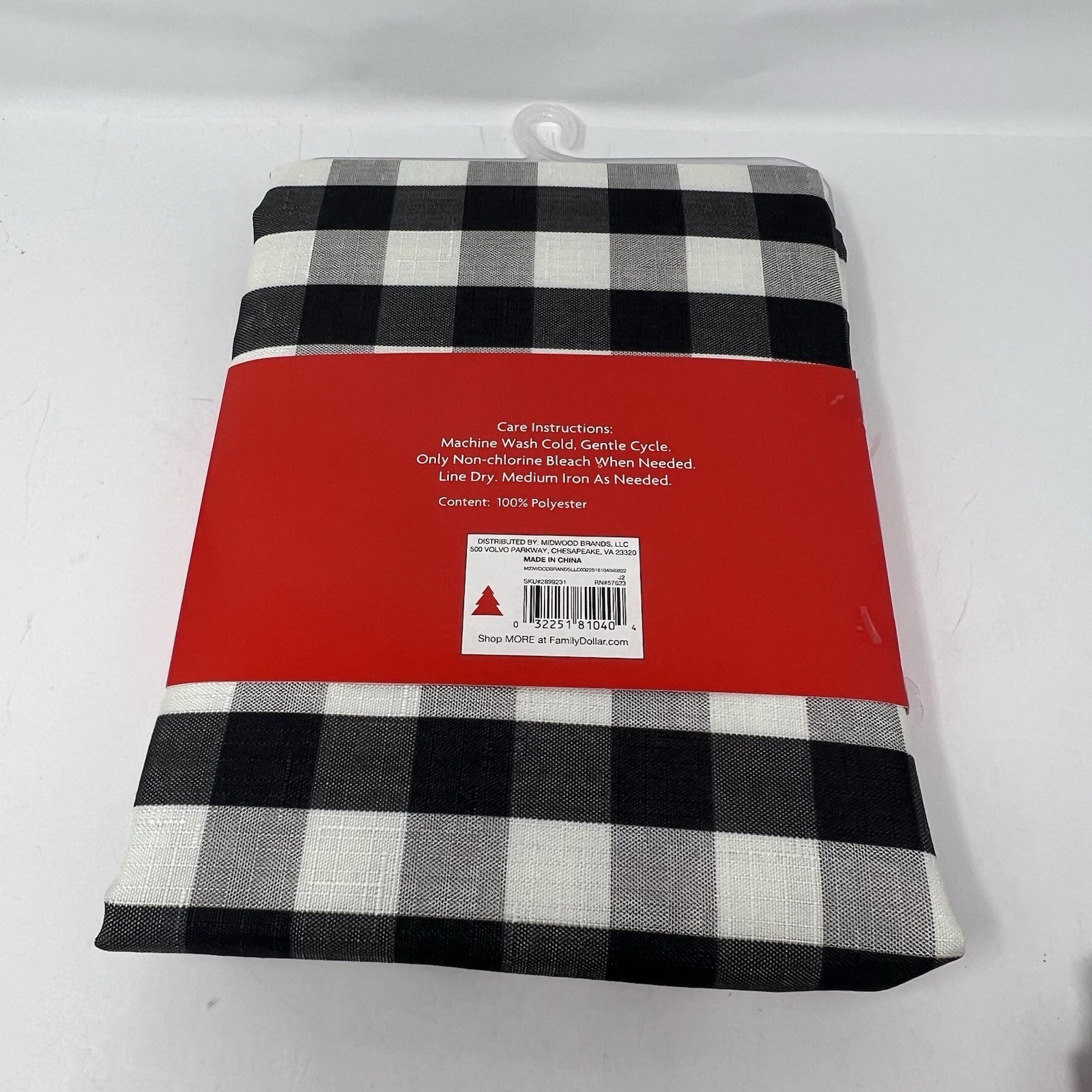 Christmas Decor Black White Checked With Red Truck Holiday Letter Board 3 Pieces