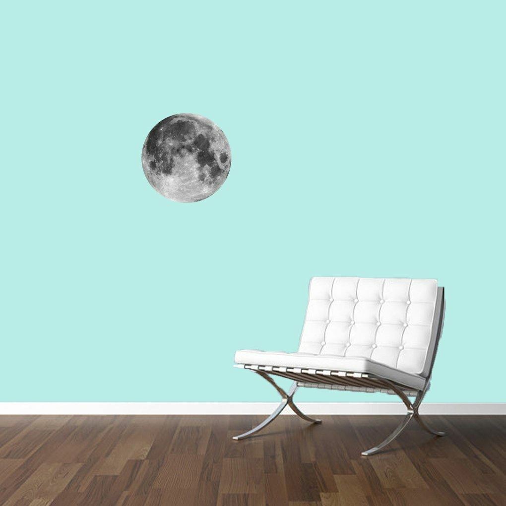 Moon Printed Wall Decal – Kids, Nursery, Classroom, Astronomy, Wall Art, Sticker