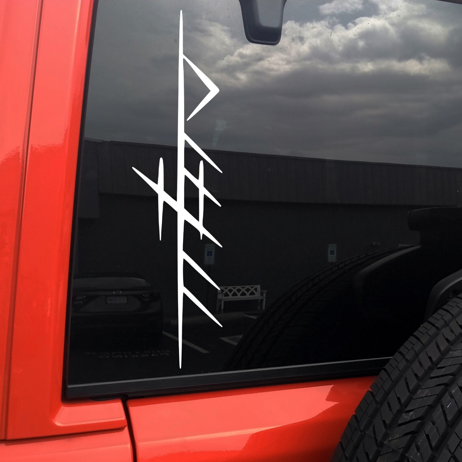 Valhalla Bind Rune Vinyl Decal | Viking Bindrune Norse Mythology Sticker
