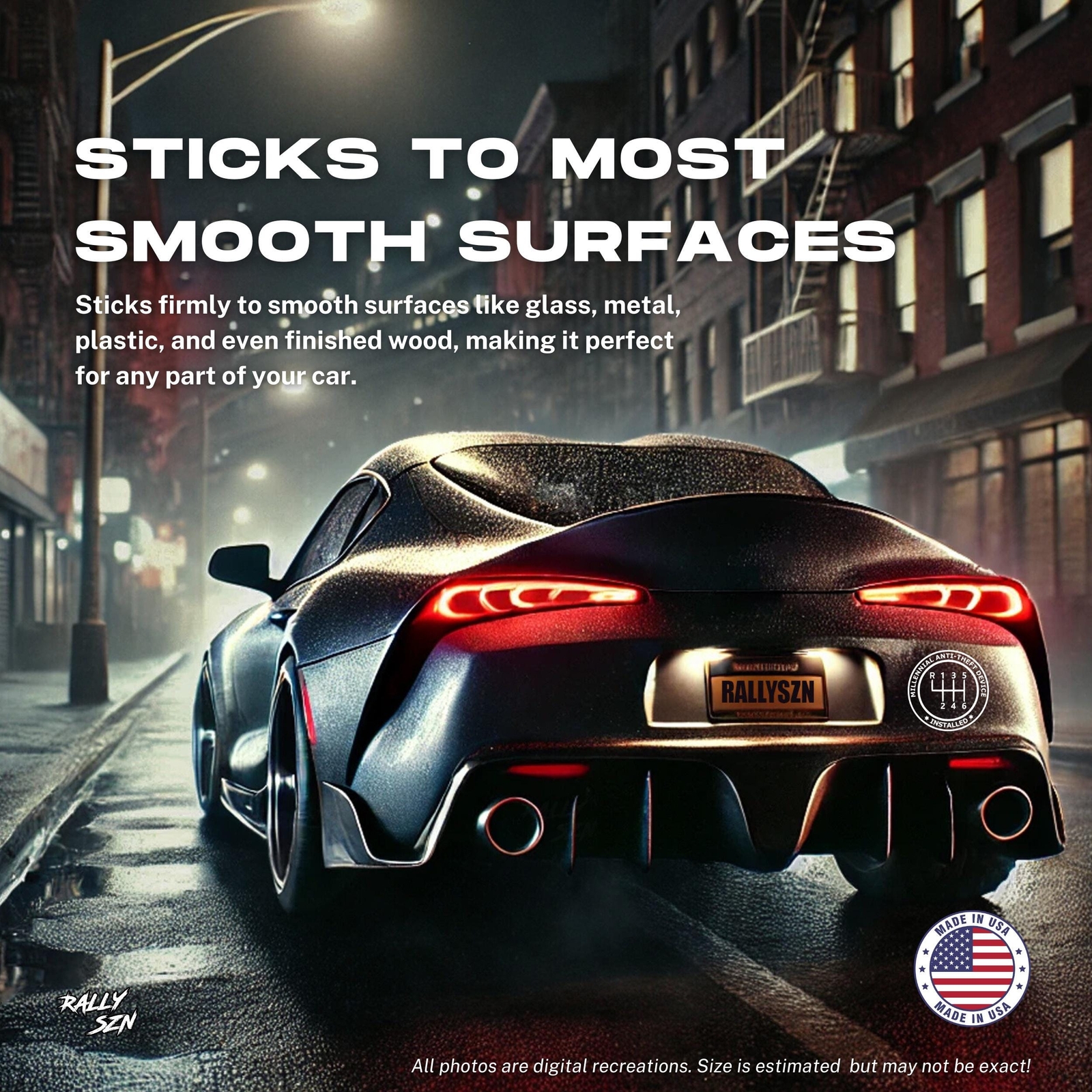 Millennial Anti Theft Device Installed – JDM Car Vinyl Decal Bumper Sticker
