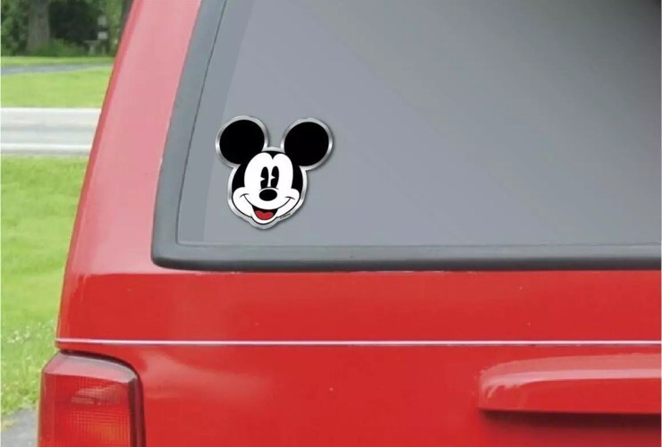 Chroma Graphics Mickey Mouse Aluminum Decal