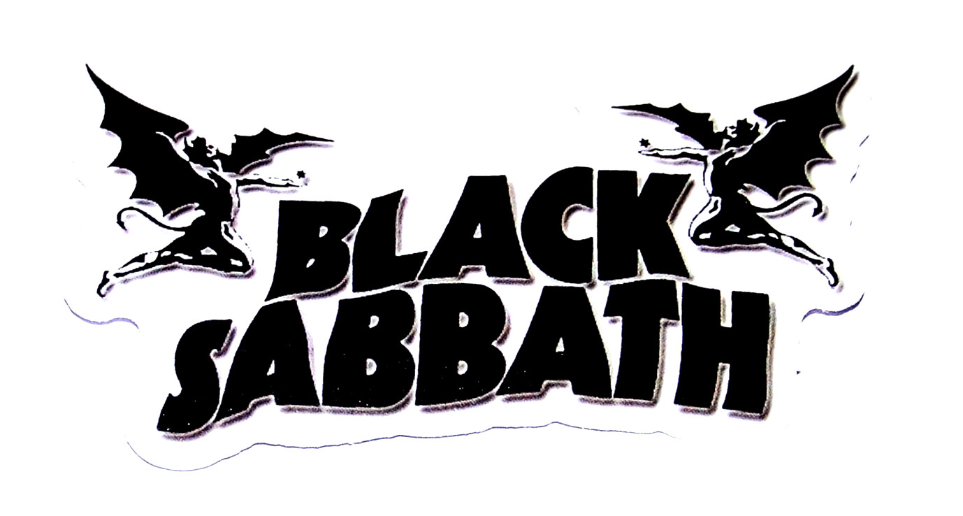 Black Sabbath OZZY Logo Die Cut Sticker Decal Heavy Metal BLACK SABBATH