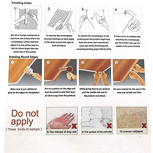 Silver Wood Grain Self Adhesive 3D Peel and Stick Waterproof Wall Border Sticker