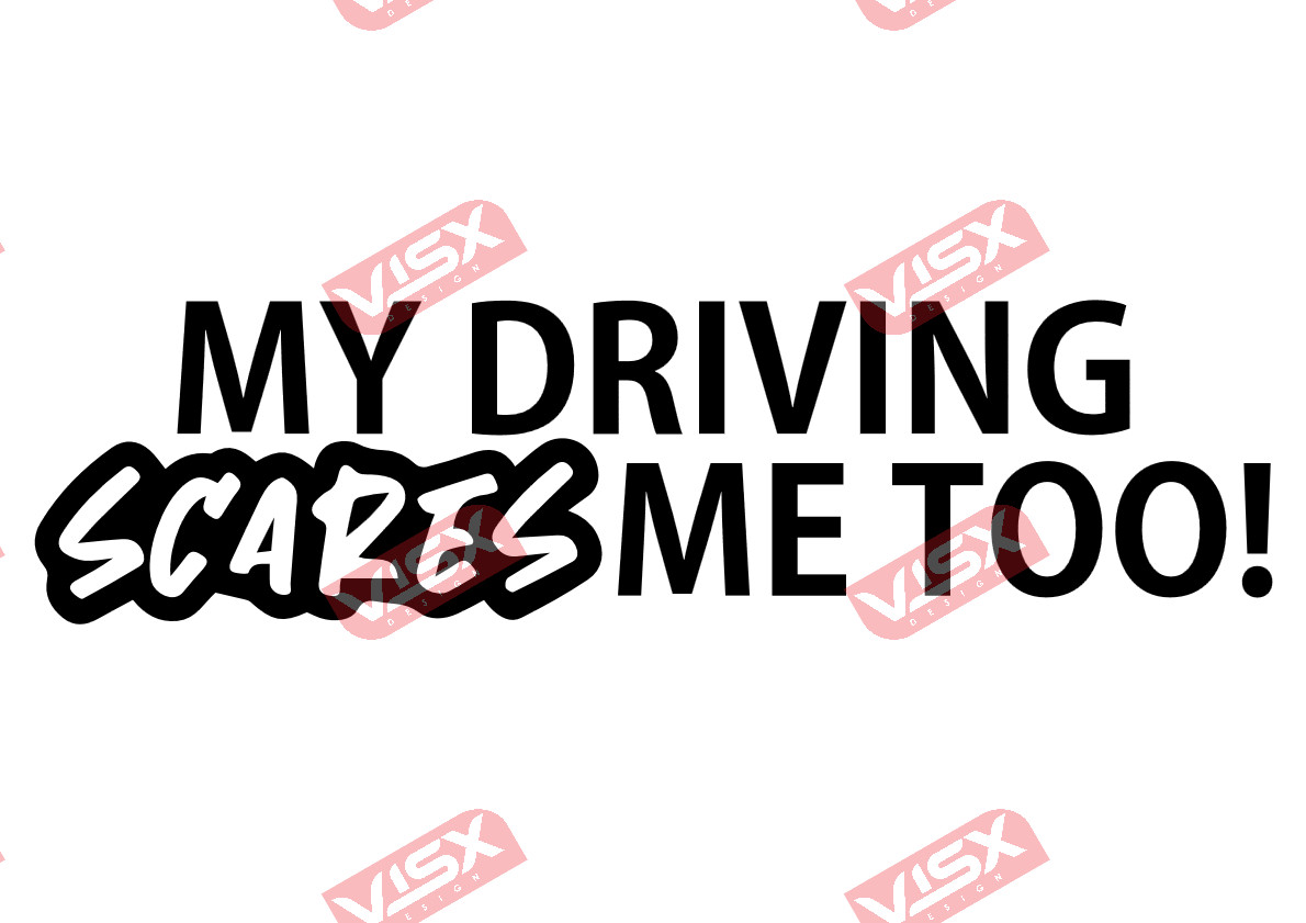 My Driving – Future F1 Driver Bumper Sticker Car Decal Auto Vinyl Vehicle