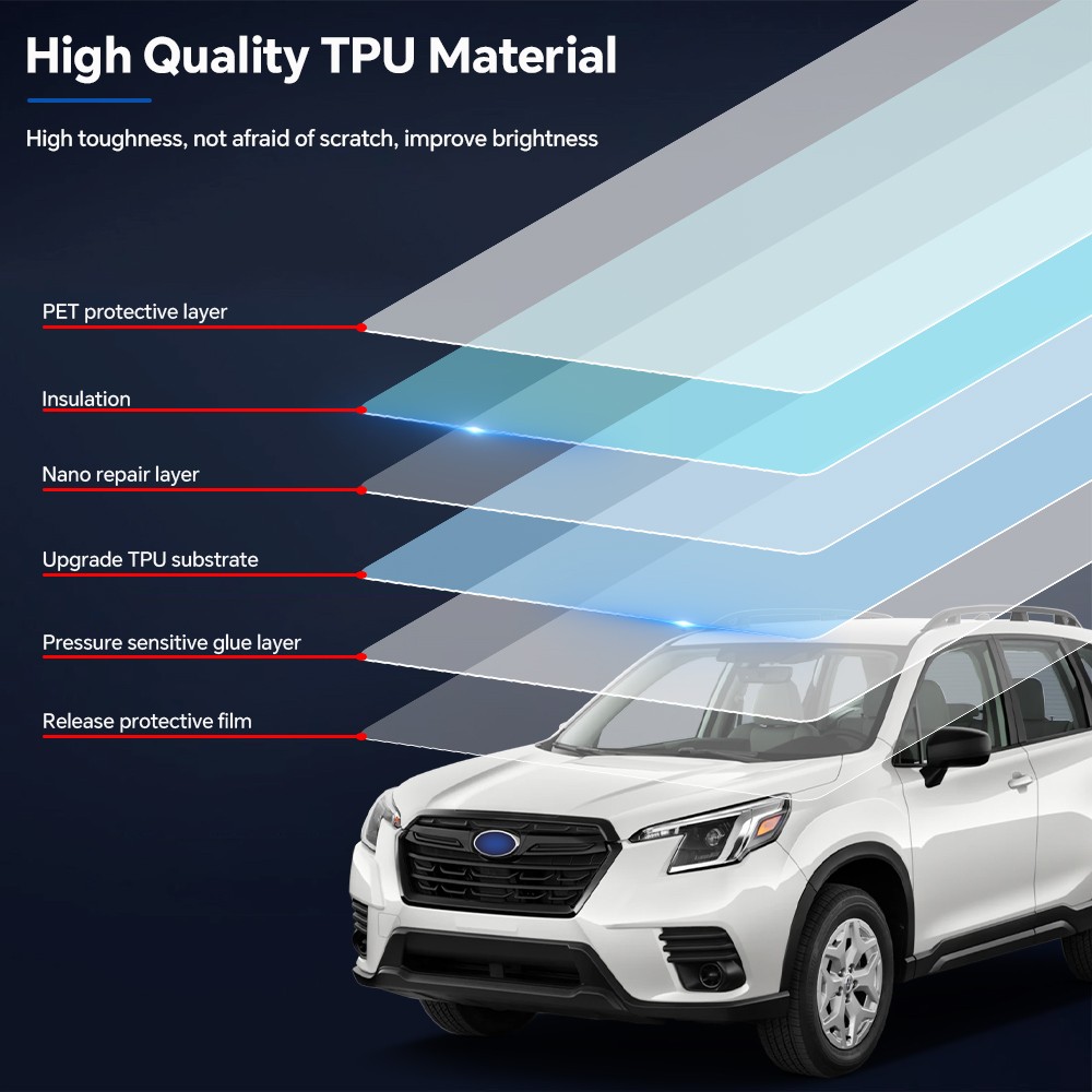 Full Car For Subaru Forester 2022-2024 Precut Paint Protection Film PPF TPU Kit