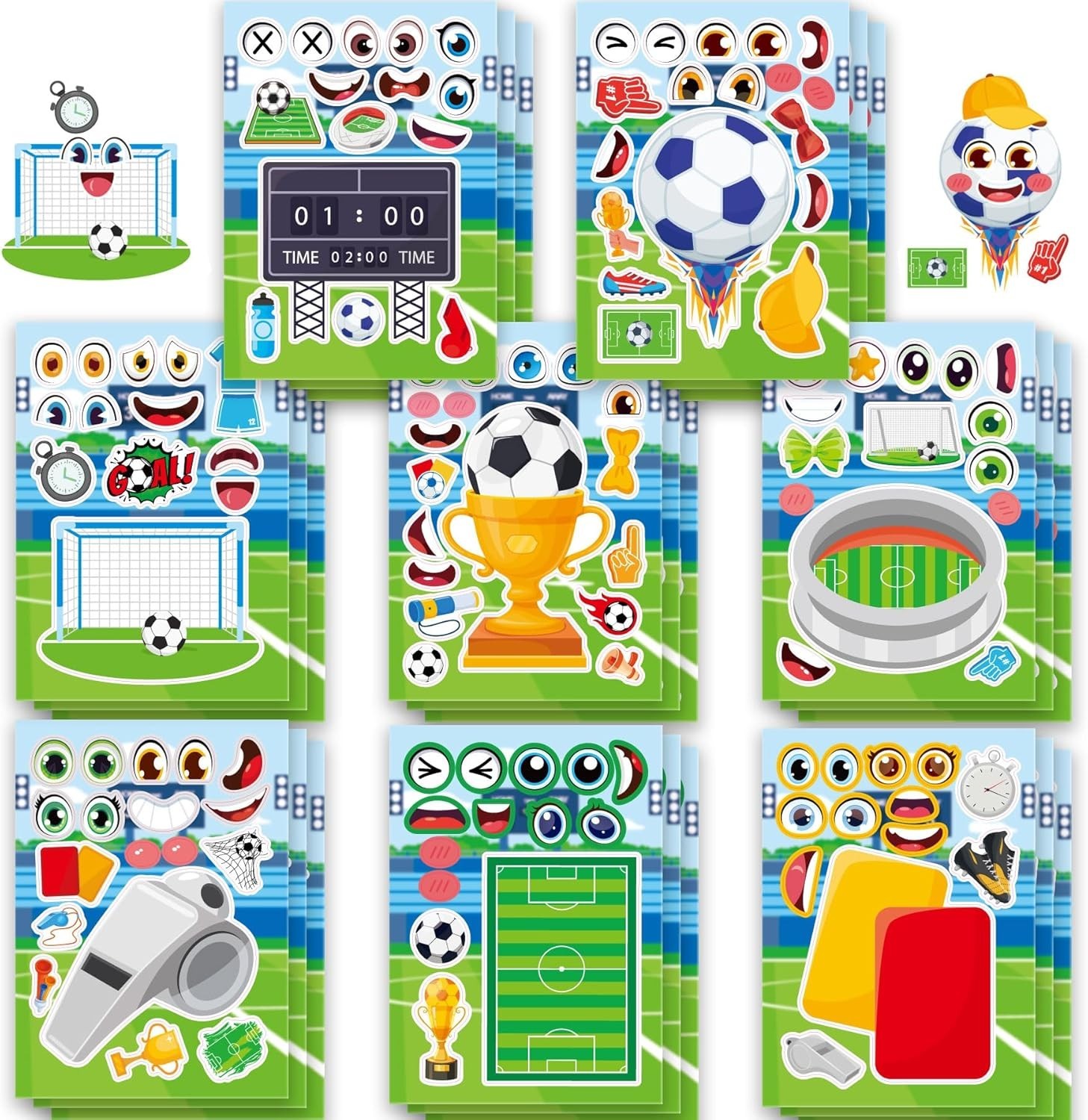 2026 World Cup Themed Make Your Own Soccer Stickers – Perfect for Party Crafts