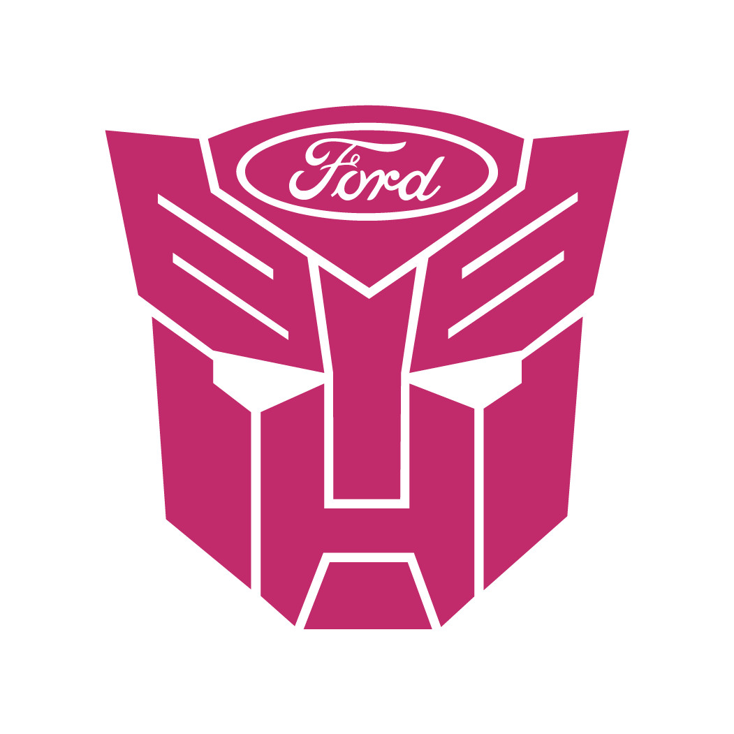 Ford Transformer Die Cut Decal Made in USA Multiple Colors Available 6+yrs
