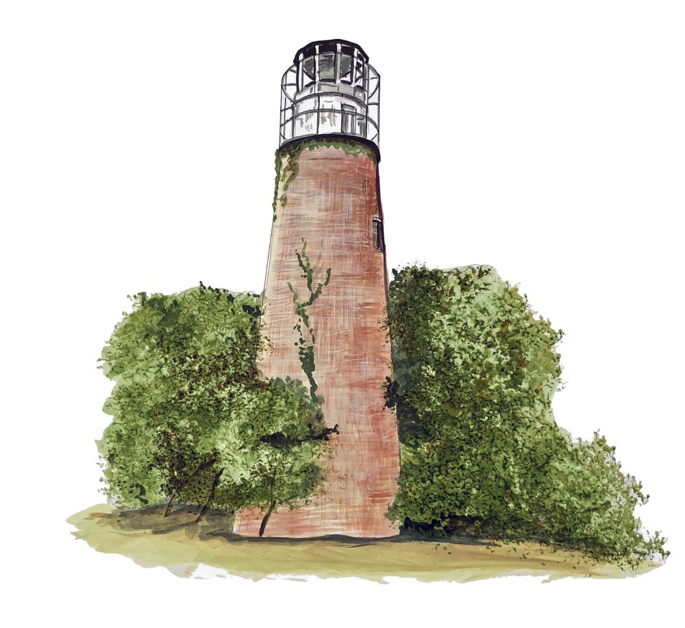 Little Cumberland Island Lighthouse Decal Sticker Car Wall Window Cup Cooler