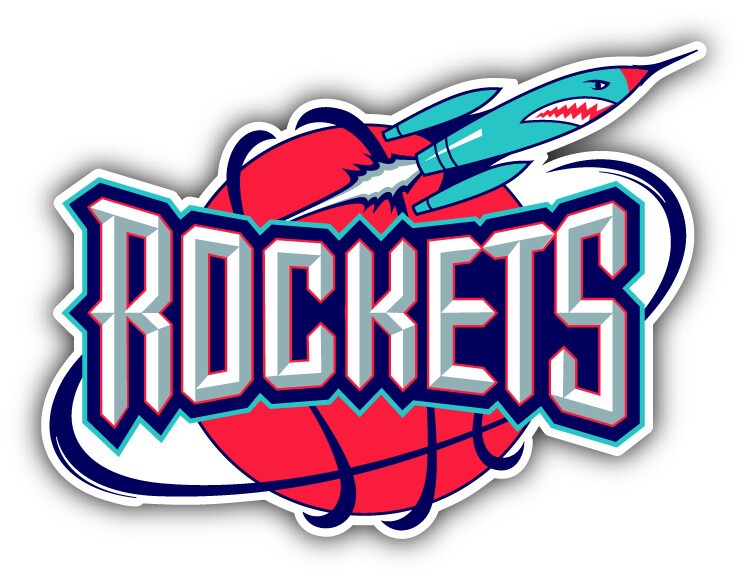 Houston Rockets NBA Basketball Sport Logo Car Bumper Sticker Decal "SIZES"