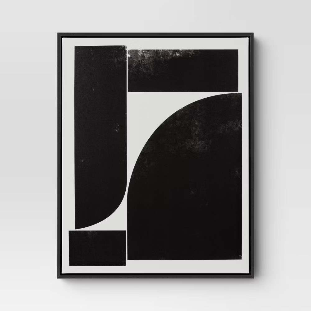 Threshold Minimalist Canvas Set of 3 16"x20" Wall Modern Geometric Wall Art