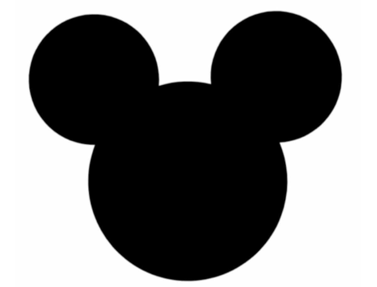Mickey Mouse Disney Vinyl Decal Sticker Logo Ears Shape truck Car Window-
