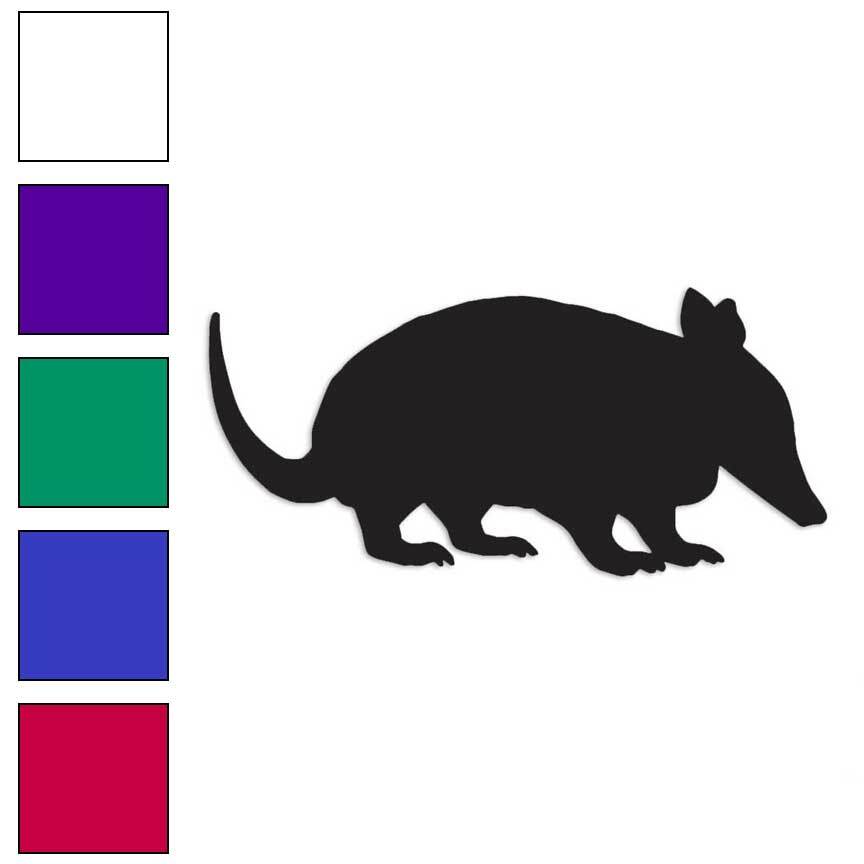 Armadillo, Vinyl Decal Sticker, Multiple Colors & Sizes #66