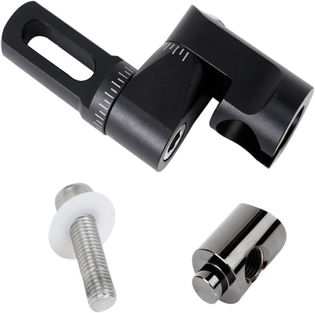 Single Side Adjustable V-Bar Mount Quick Disconnect Bow Rod Stabilizer, Archery
